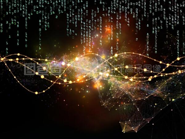 網絡信息技術 正弦波、數字、燈光與節點振蕩的融合